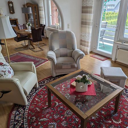 Ferienwohnung Leni Erstes Og Inkl Balkon Gartenblick Kostenfreier Parkplatz Stadtnah Aber Ruhig Gelegen Meppen Dış mekan fotoğraf