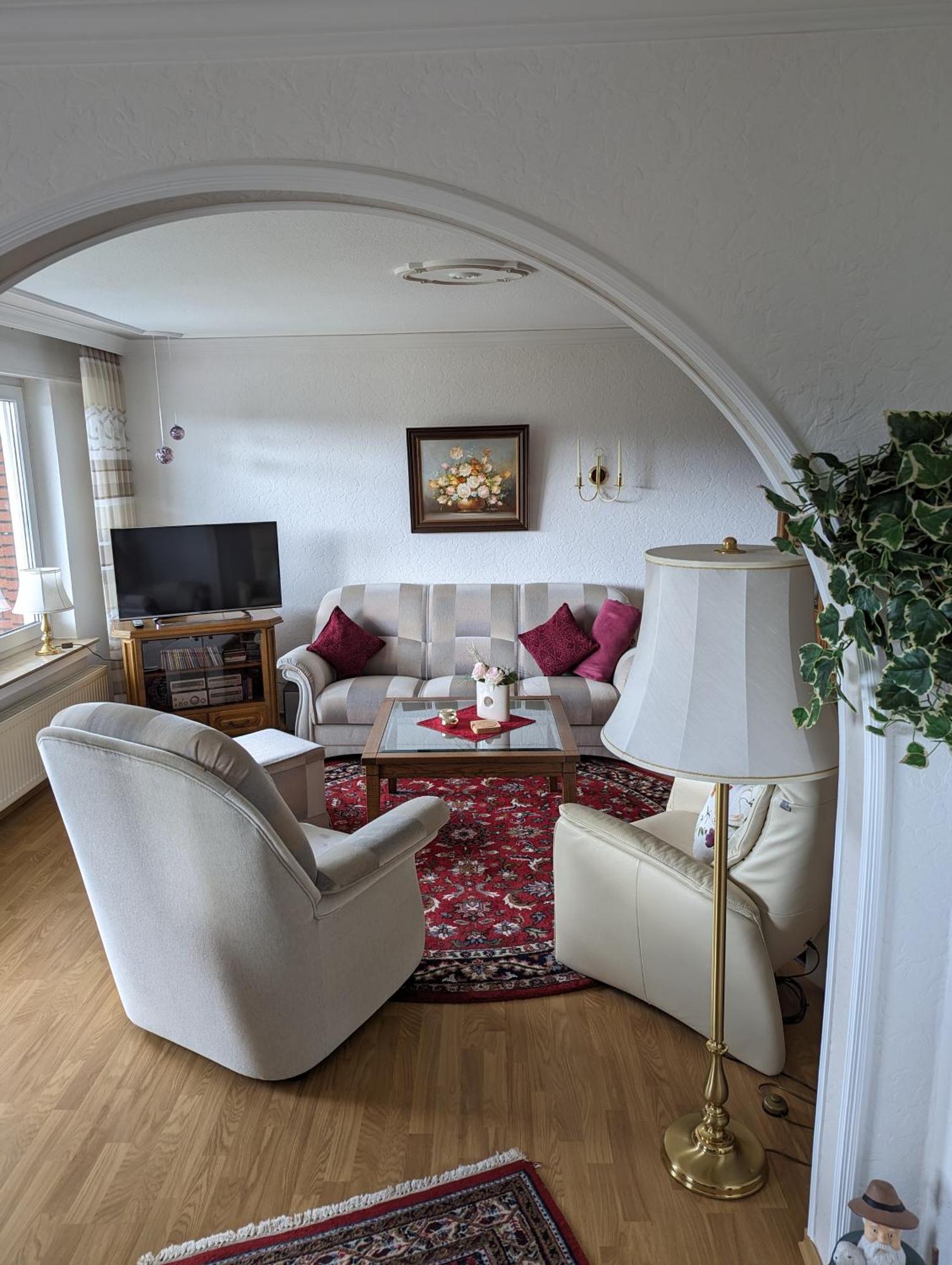 Ferienwohnung Leni Erstes Og Inkl Balkon Gartenblick Kostenfreier Parkplatz Stadtnah Aber Ruhig Gelegen Meppen Dış mekan fotoğraf