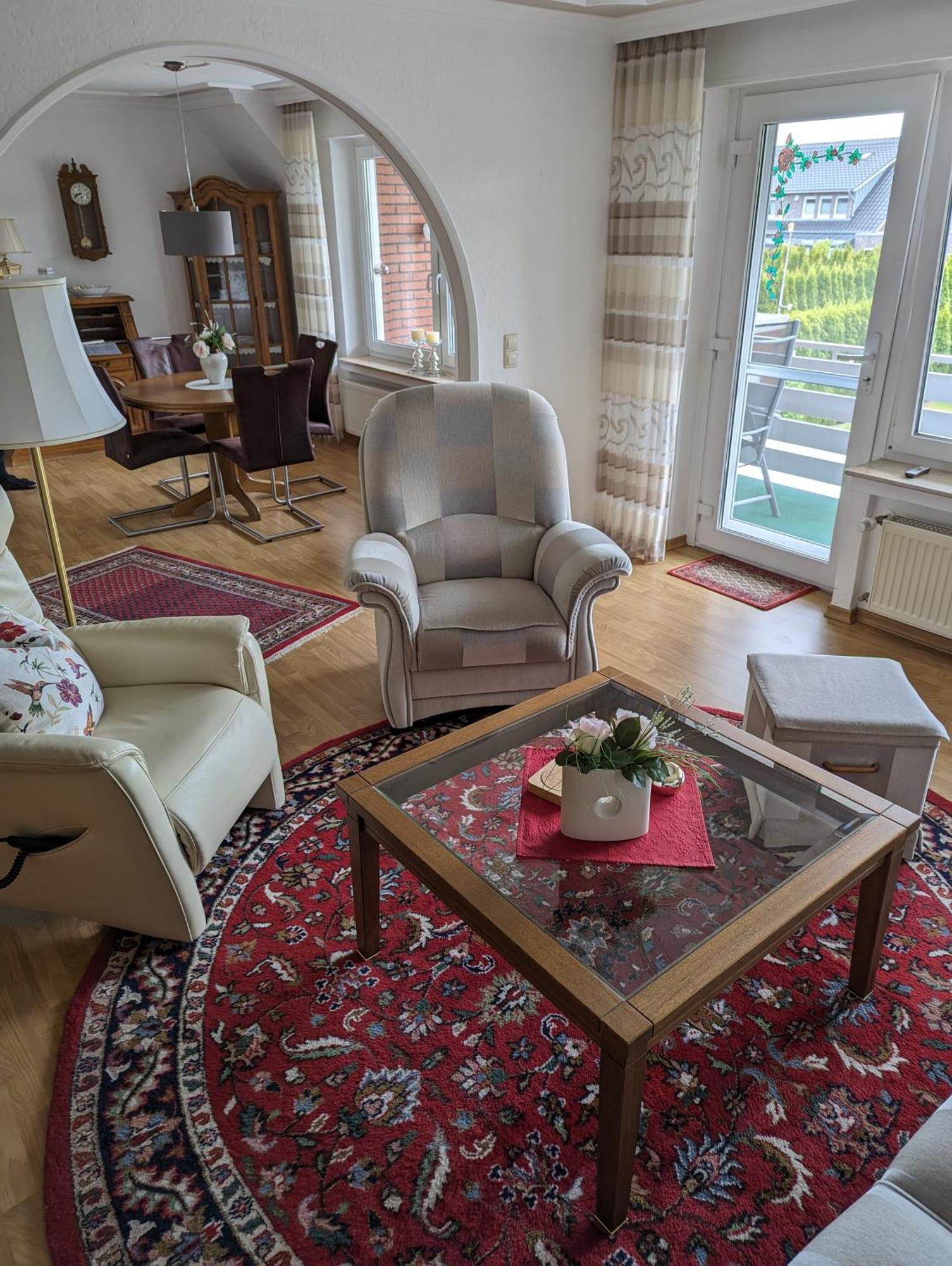 Ferienwohnung Leni Erstes Og Inkl Balkon Gartenblick Kostenfreier Parkplatz Stadtnah Aber Ruhig Gelegen Meppen Dış mekan fotoğraf